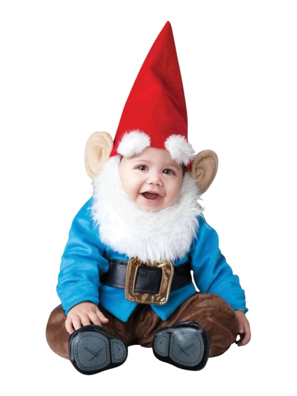 InCharacter Costumes Lil' Garden Gnome Infant Costume Blue & Brown 6 months+